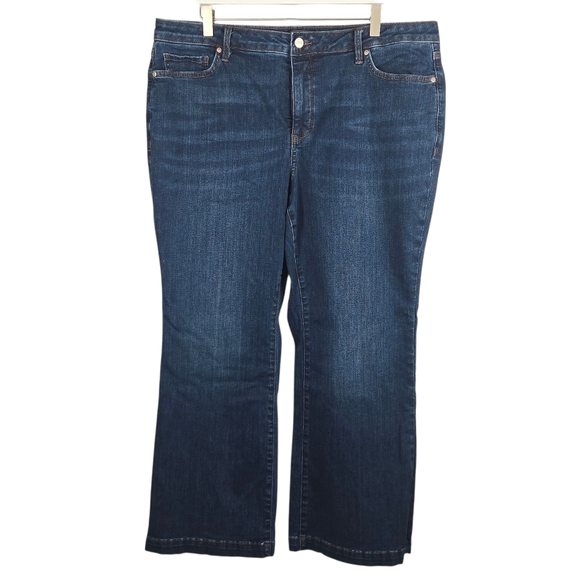 NYDJ Denim - NYDJ Julia Flare Jeans Gold Coast Size 16W